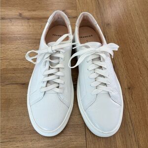 FRANKiE4 White Leather Sneakers Women’s Size 7
